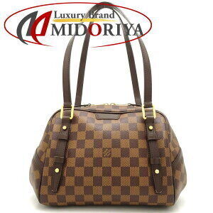 Louis Vuitton Damier Rivington Shoulder Bag Ebene Brown